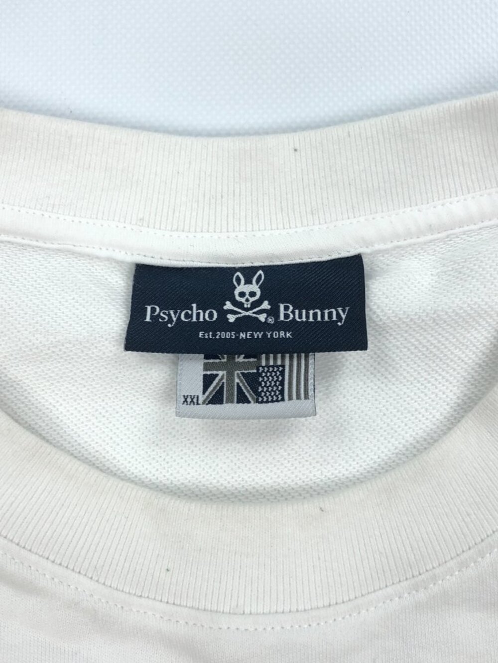 Psycho Bunny Crew Neck Sweatshirt Pullover 2XL White - Picture 3 of 12
